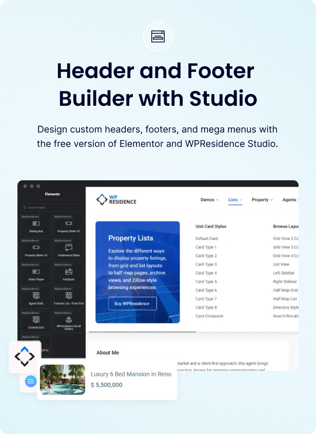 wpresidence features